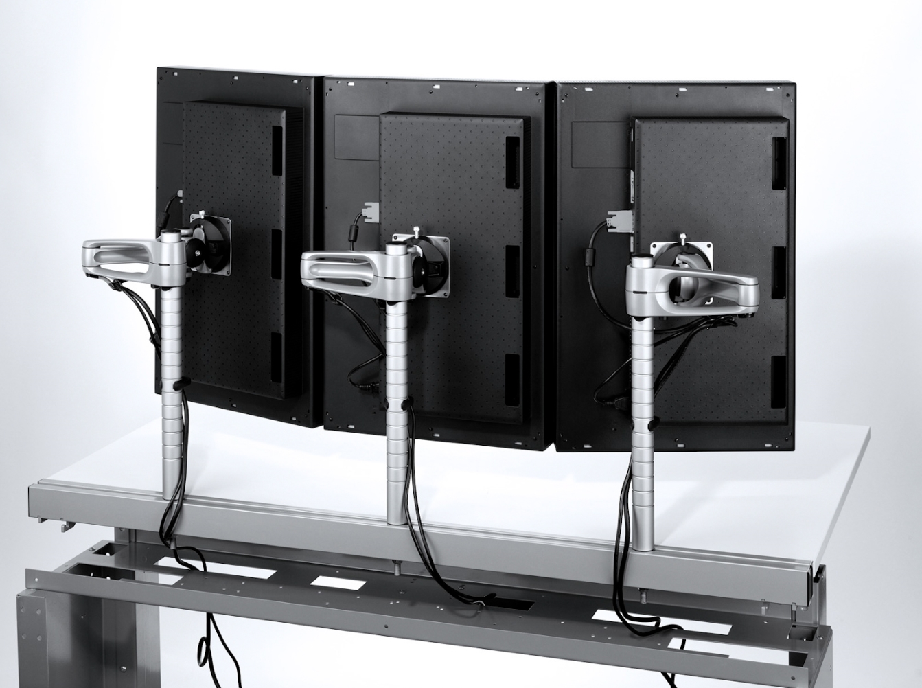 办公辅件|显示器支架|办公家具|设计师家具|Wishbone 台面显示屏（立柱）支架